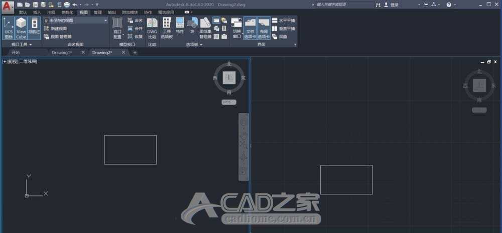 AutoCAD2020怎么设置双屏显示? 第11张