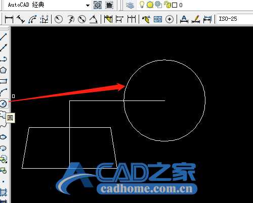 CAD绘制蝶型螺母零件平面图的图文教程 第7张
