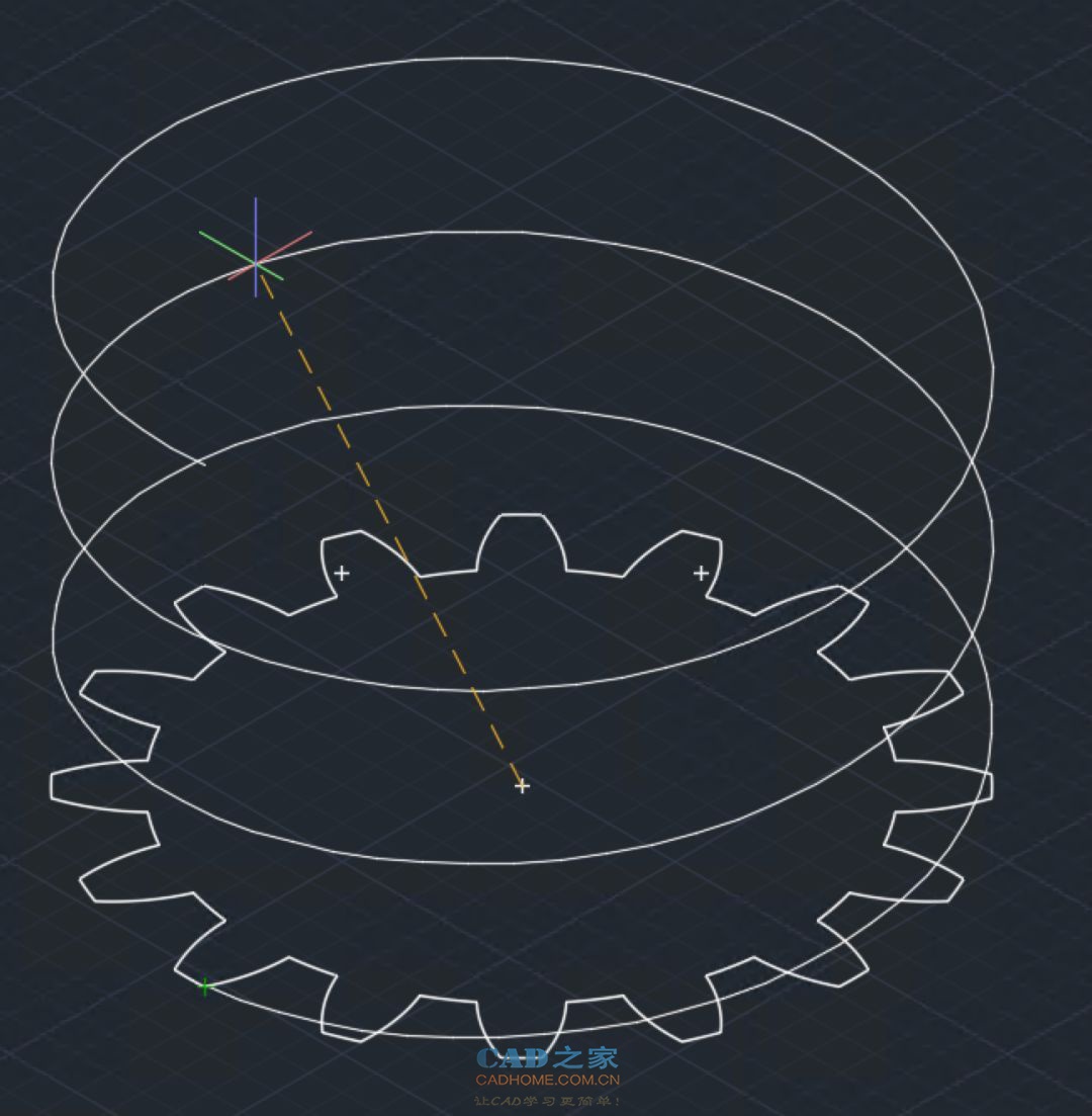 AutoCAD绘制三维斜齿轮的图文教程 第7张