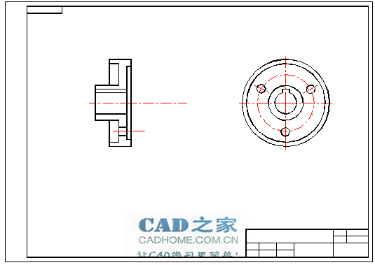 [机械制图]联轴器的基本画法图文教程 第7张