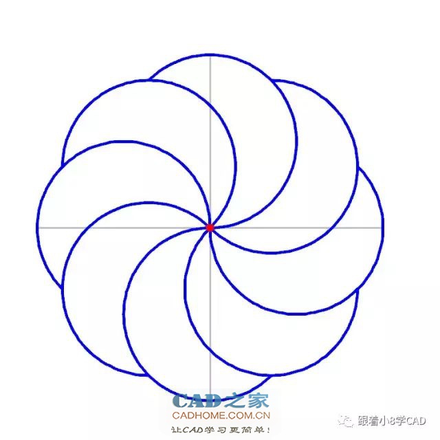 小8基础教程系列cad练习题2 第15张