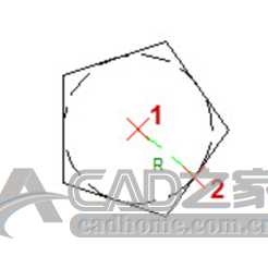 CAD正多边形命令POLYGON的使用方法 第5张