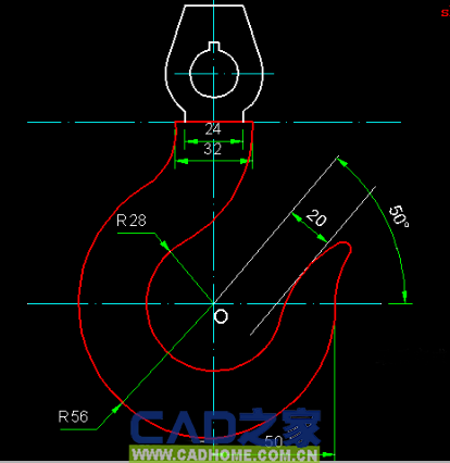 CAD初学练习题及画法(二十八) 第11张