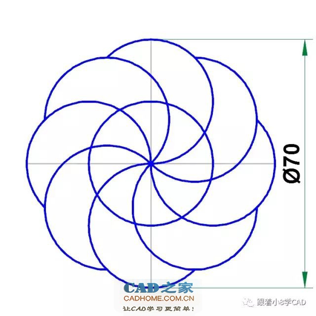 小8基础教程系列cad练习题2 第1张