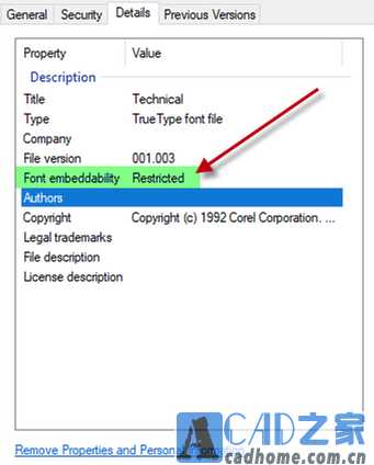 如何修复未获许可的受限字体以用于打印AutoCAD的pdf 第3张