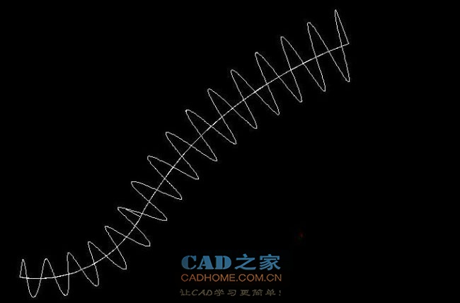 CAD绘制弧线弹簧的图文教程 第7张