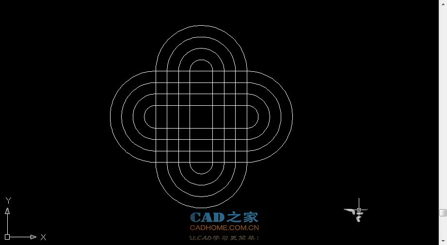 AUTOCAD绘制中国结效果的图形图文教程 第7张