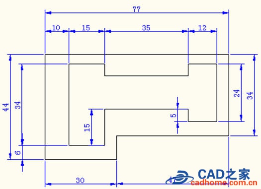 cad图分析与画图思路（适合新手初级学习用） 第5张