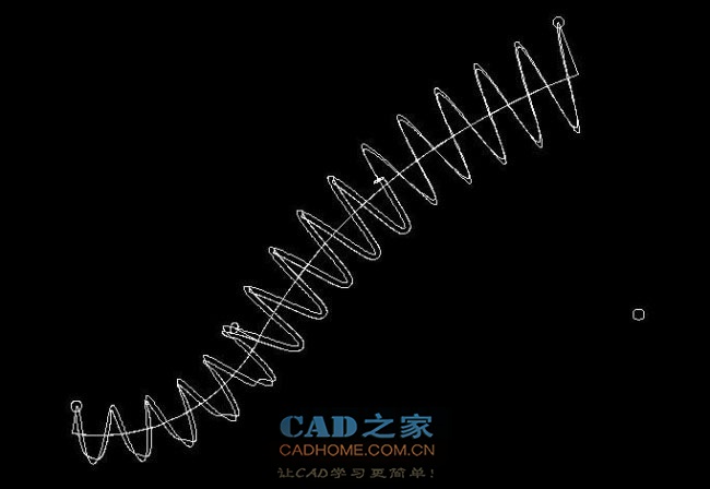 CAD绘制弧线弹簧的图文教程 第11张