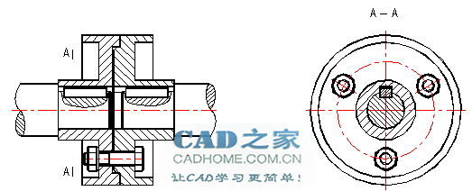 [机械制图]联轴器的基本画法图文教程