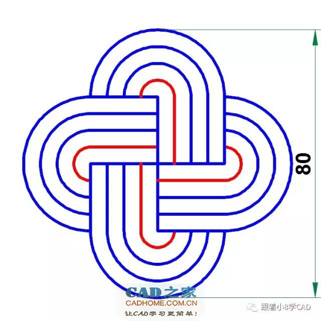 小8基础教程系列cad练习题5 第1张