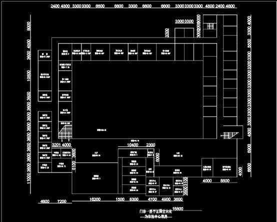 CAD医疗建筑图纸,门诊平面图CAD医疗建筑图纸