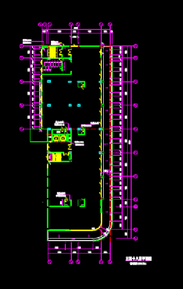 CAD建筑图纸快速查看,CAD建筑图纸快速查看之办公建筑平面图 第1张