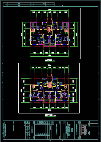 某地区的CAD居民建筑设计图 第2张