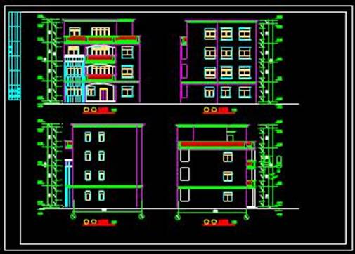 某私人住宅的CAD建筑设计图纸 第1张