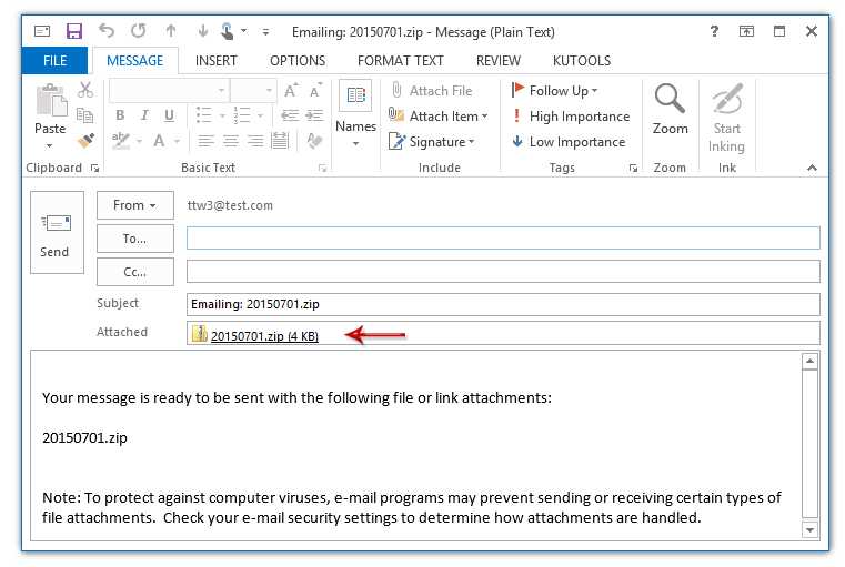 如何（自动）压缩Outlook中邮件中的附件？ 第4张