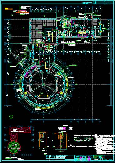 CAD办公建筑设计图之多功能厅设计 第1张