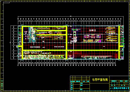 CAD工业建筑设计图之车间设计 第1张