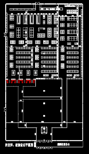 CAD建筑图纸查看,商场平面的CAD建筑图纸查看 第2张