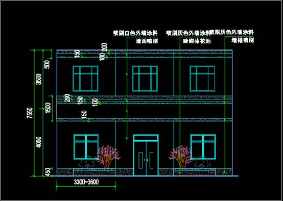 CAD软件设计图纸,CAD软件设计装饰图纸之门窗设计