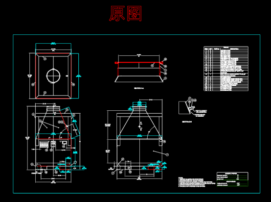 免费CAD机械图纸,机械零部件修改CAD图纸参考