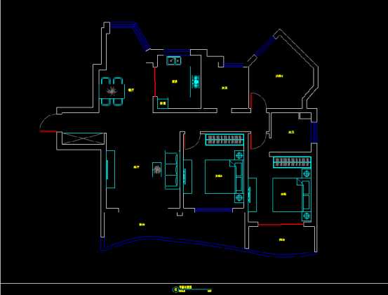 CAD室内设计资料,小区装修室内设计CAD图纸 第2张