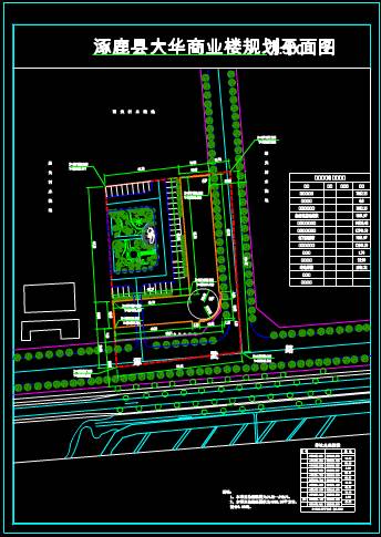 建筑CAD设计图,新开发地区的建筑规划CAD设计图