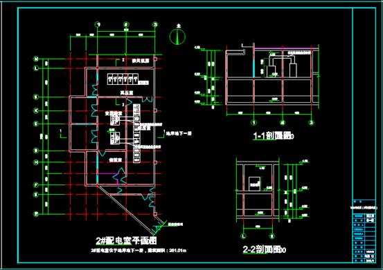 某配电室的建筑CAD图纸中电气图 第3张