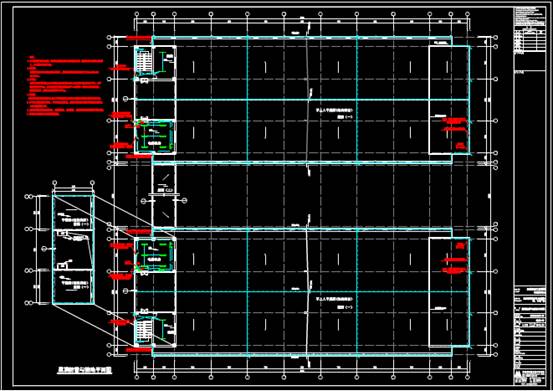 某厂房的建筑CAD图纸中电气图 第5张