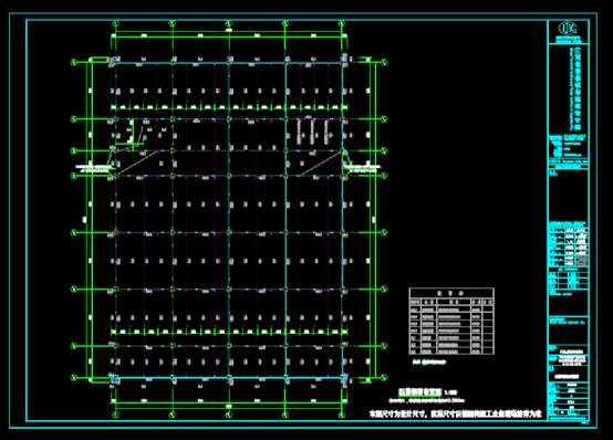 CAD结构设计图,CAD结构设计图之厂房结构施工图 第1张