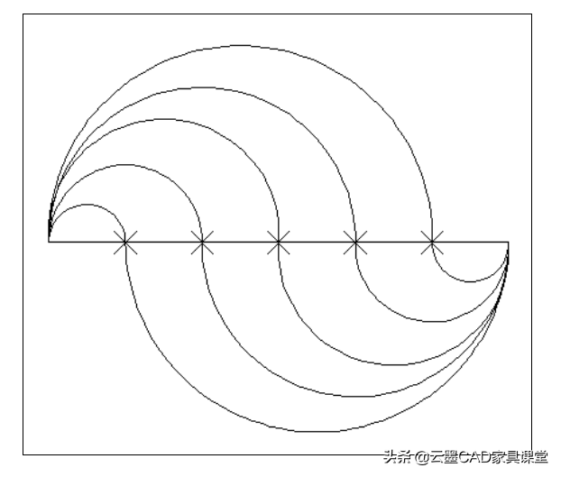 cad圆弧定数等分怎么弄（CAD定数等分画圆弧的技巧与方法） 第4张