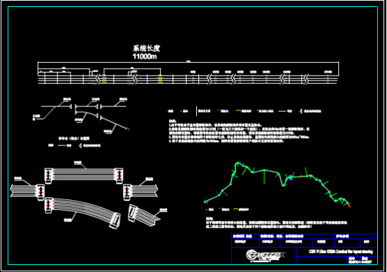 CAD建筑工程图,滑线布置CAD图纸资源 第1张