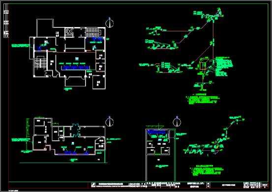 建筑CAD设计图纸之室内外设计 第1张