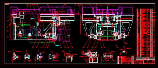 CAD下载图纸,CAD图纸之机械设备矢量台架 第1张