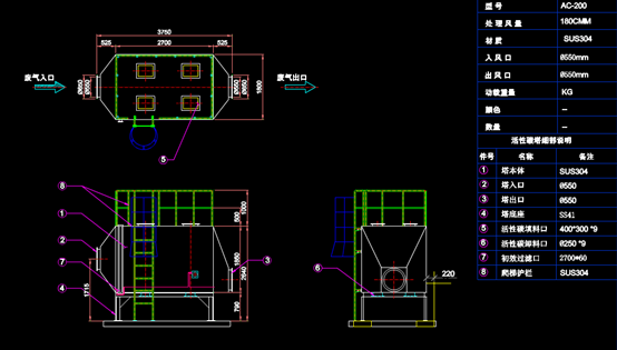 环保设备CAD设计图纸 第3张