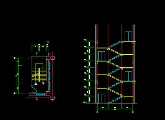 建筑设计CAD图纸,4号楼建筑设计CAD图纸 第5张