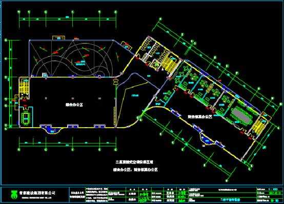 CAD软件设计图纸,江西办公楼平面调整CAD图纸 第5张