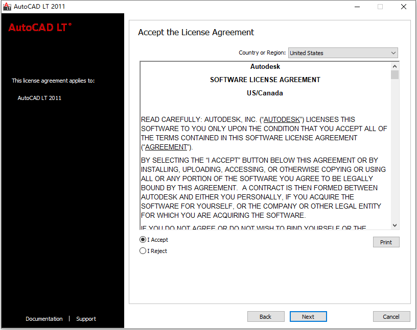 Autodesk AutoCAD LT 2011 32位64位英文版安装教程 第5张