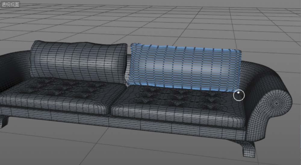 C4D绘制沙发的操作步骤 第13张
