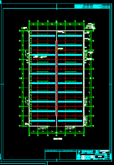 CAD工业建筑设计图之不锈钢生产车间 第1张