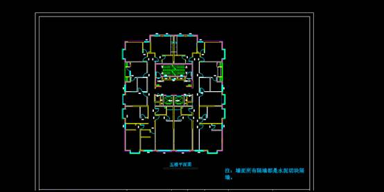 CAD住宅建筑电气图纸,某住宅建筑CAD住宅建筑电气图纸 第1张