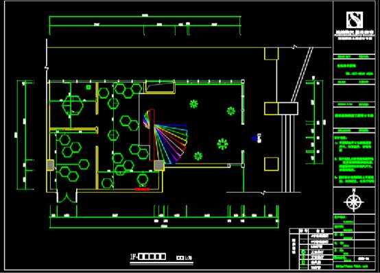 CAD建筑装饰图纸,软件园平面的CAD建筑装饰图纸 第4张
