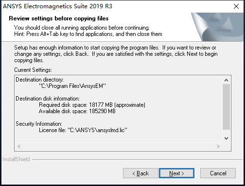 Ansys Electronics Suite 2019 R3 64位英文版安装教程 第11张