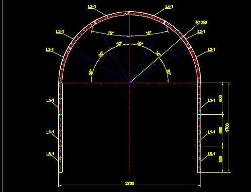 CAD建筑设计,具体分块模板钢结构CAD图 第1张