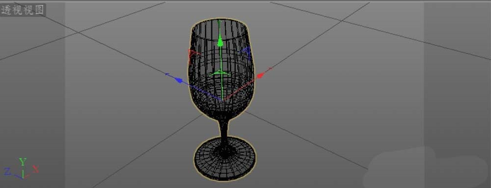 C4D创建模立体红酒杯的详细方法 第6张