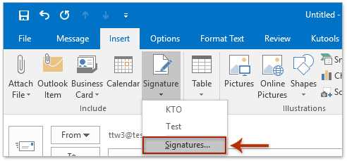 如何在Outlook签名中添加或插入水平线？ 第3张