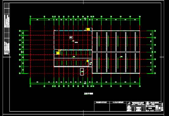 生产车间的CAD工业建筑设计图 第1张