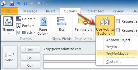 如何在Outlook中添加和使用投票按钮？ 第1张