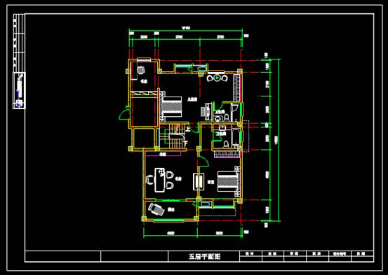 CAD室内装修户型图之叠加户型 第2张