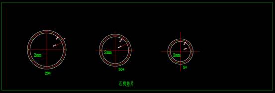 机械零部件CAD图纸,石棉垫片机械零部件CAD图纸 第1张